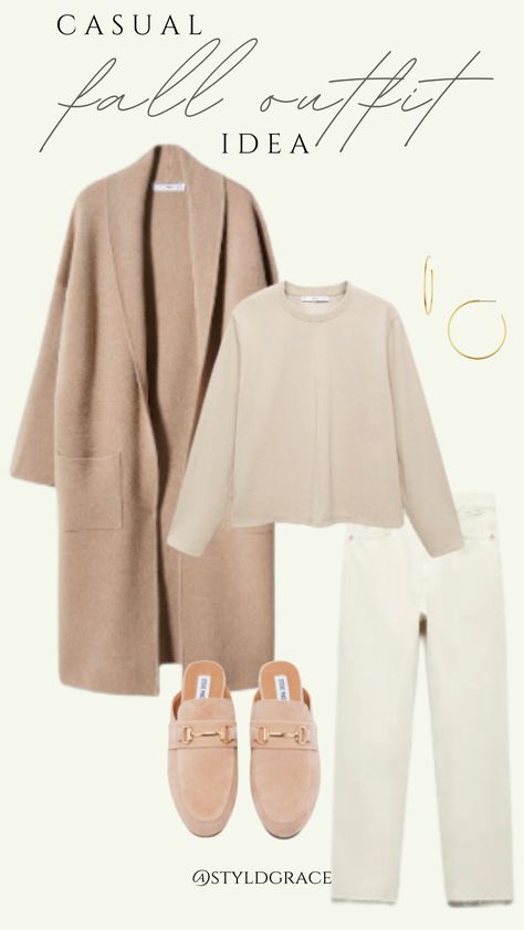 mango coatigan fall outfit inspo. Follow me on LTK for more- @styldgrace Mango Coatigan, Coatigan Outfit, Sweater Weather Outfits, 2024 Clothes, Fashion Over Fifty, Work Fits, Casual Outfits For Moms, Fashion Business Casual, Fall Winter 2024