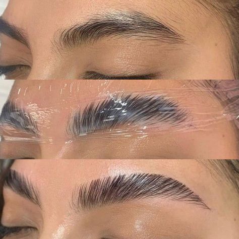 Eyebrow Lamination And Tint Before And After, Laminated And Tinted Brows, My Lamination Lift, Sobrancelhas Brow Lamination, Lift Eyebrows, Eye Lash Design, Lashes And Eyebrows, Eyelash Lift And Tint, Sulam Alis