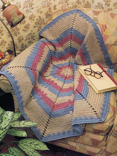 Assorted Crochet Afghan Patterns - Page 1 Crochet Double Crochet, Crochet Farmhouse, Treble Crochet, Afghans Crochet, Rope Pattern, Boutique Ideas, Treble Crochet Stitch, Afghan Patterns, Crochet World