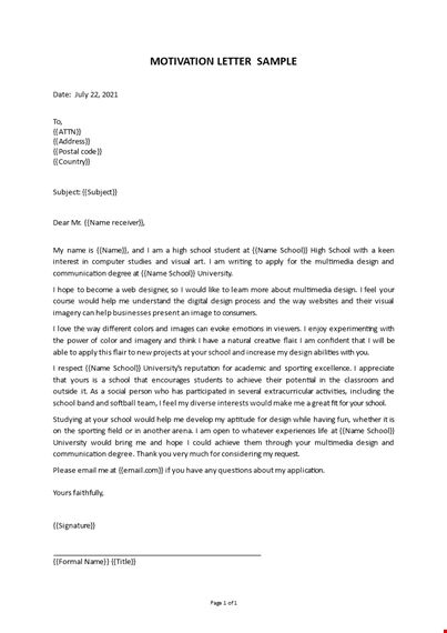 Motivation Letter example Letter Of Motivation, Communications Degree, Motivation Letter, Motivational Letter, Business Letter, Financial Instrument, Letter Example, Letter Sample, I Feel You