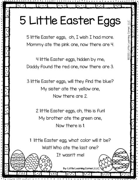 Easter poems for kids include Easter Bunny, Peter Cottontail, and 5 Little Easter Eggs #poemsforkids #Easter #kindergarten Easter Poems For Kids, Easter Poems, Kids Gratitude Journal, Easter Writing, Spring Poem, Easter Songs, Gratitude Journal For Kids, Easter Kindergarten, Youtube Traffic