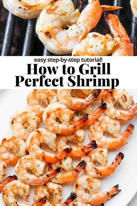 Best Grilled Shrimp, Grilled Shrimp Seasoning, Grilled Shrimp Marinade, Cooking Raw Shrimp, Precooked Shrimp Recipes, Best Grilled Shrimp Recipe, Grilled Jumbo Shrimp, Raw Shrimp Recipes, Grill Shrimp