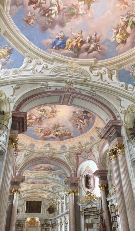 Painted Ceilings, Castle Aesthetic, Royal Aesthetic, Baroque Architecture, Princess Aesthetic, Architecture Old, The Ceiling, Jolie Photo, Beautiful Architecture