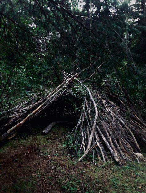 #shortstories #aesthetic #woods #fort #forest #whisper Fort In The Woods, Fort Aesthetic, Forest Fort, Wooden Fort, Fort Ideas, Diy Fort, Dog Den, Bushcraft Shelter, Den Ideas