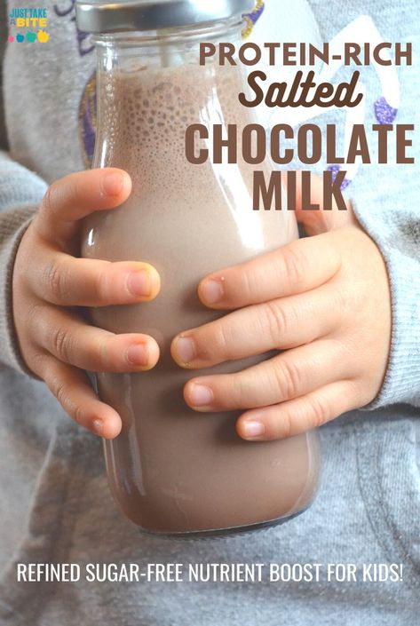 Protein-Rich Salted Chocolate Milk Chocolate Mineral Milk, Protein Chocolate Milk, Sugar Free Chocolate Milk, Healthy Chocolate Milk, Protien Drinks, Dark Chocolate Ice Cream, Creamy Ice Cream, Dairy Free Protein, Gluten Free Sugar Cookies