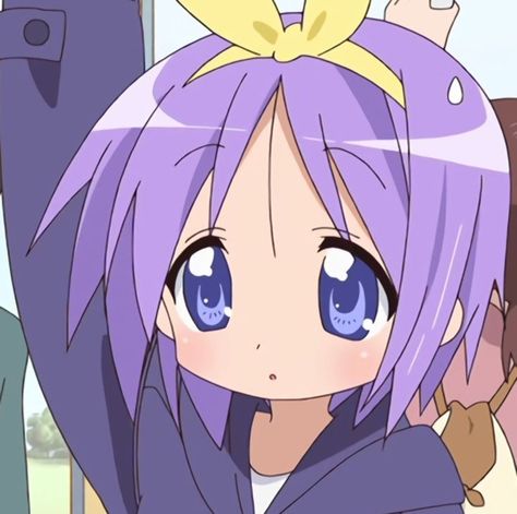 Tsukasa Lucky Star, Tsukasa Hiiragi, Lucky Star, An Anime, Anime Character, Purple, Anime, Blue