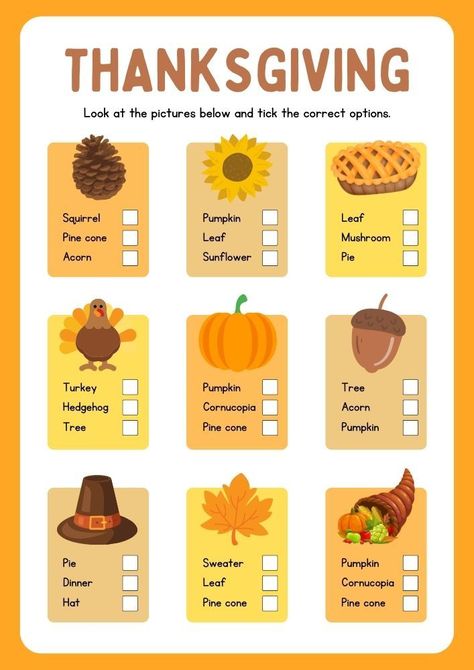 Pumpkin Tree, Thanksgiving Worksheets, Teacher Teaching, English Activities, Vocabulary Worksheets, Thanksgiving Activities, Classroom Fun, Education Kindergarten, English Learning