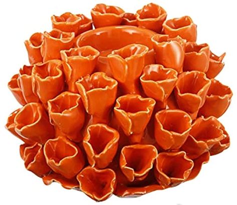 Amazon.com: A&B Home Coral sculpture Table Top Centerpiece Coastal Beach Style Coral Décor Tabletop Statue for Bathroom Party Beach Theme Decoration Orange : Home & Kitchen Sunroom Modern, Coral Candle Holder, Orange Candle Holder, Coral Sculpture, Coral Accents, Unique Candle Holders, Orange Candle, Flower Candle Holder, Beach Theme Decor