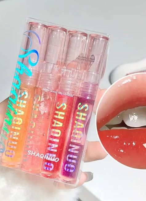 Fruit Flavored Glitter Lip Gloss Cute Lip Gloss, Stationary For School, Glitter Lip, Lip Gloss Cosmetics, Best Lip Gloss, Diy Lip Gloss, Glitter Lip Gloss, Nice Lips, Flavored Lip Gloss