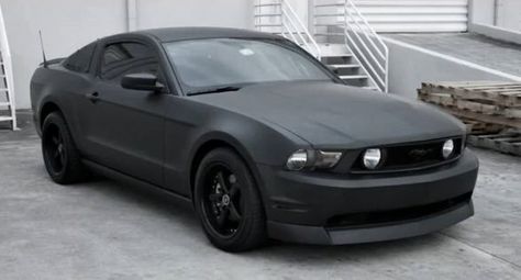 Matte Black Mustang, Matte Cars, Matte Black Cars, Black Mustang, Ford Shelby, Mat Black, Mustang Cars, Fancy Cars, Ford Mustang Gt