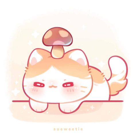 Sue 🌸 SHOP OPEN on Instagram: "🌸 Reshares and saves are appreciated 🌸 Mushroom catto 🍄 🐈 Cat inspo: @kagonekoshiro Guys, I think this cat is a farmer 👀 X Please do not repost/use/trace my artwork without permission! Thank you! . . . . . . ♡ TAGS ♡ #cuteart #cuteartwork #cutearteveryday #cuteartstyle #cuteanimal #cutecat #cutecats #cutecatcrew #cat #catstagram #catsofinstagram #cuteanimals #cutedoodle #doodlesofinstagram #doodles #artoftheday #artofinstagram #kawaii #kawaiiaesthetic #cute Kawaii Doodles Animals, Cat Mushroom, Journal Drawings, Kawaii Mushroom, Kawaii Cat Drawing, Mushroom Tattoo, Cats Art Drawing, Mushroom Drawing, A Farmer