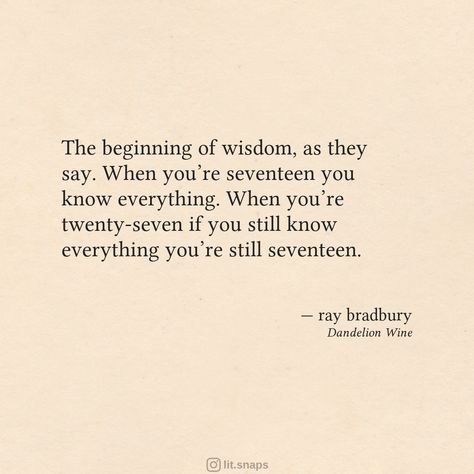 https://philosophybitmaps.tumblr.com/post/172108711937 by http://apple.co/2dnTlwE Dandelion Wine Quotes, Dandelion Wine Ray Bradbury, Ray Bradbury Quotes, Dandelion Wine, Wine Quotes, Ray Bradbury, Proverbs, The Twenties, Dandelion