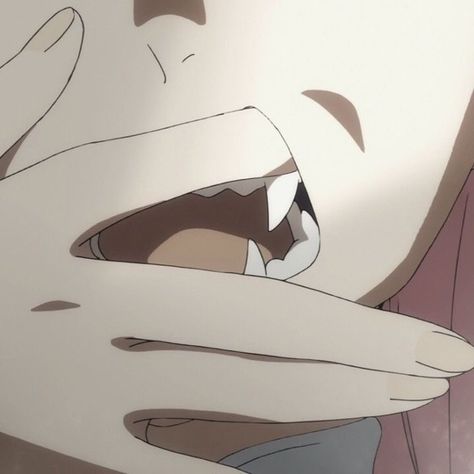 Pfp Zero Two, Teeth Drawing, Anime Mouths, Cybergoth Anime, Anime Cover Photo, Zero Two, Funny Profile Pictures, Anime Pfp, Darling In The Franxx