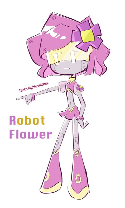 By loirl on twitter Robot Flower, Flower Bfb, Art Twitter, Fan Art, Fan, Human, On Twitter, Twitter, Art