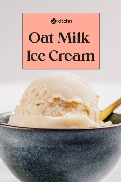 Oat Milk Ice Cream Recipe Ice Cream Maker, Oat Milk Ice Cream Recipe No Churn, Oatmilk Ice Cream Recipe, Oatmilk Ice Cream Homemade, Oatmilk Recipes, Oat Milk Ice Cream Recipe, Oatmilk Ice Cream, Oat Ice Cream, Oat Meals