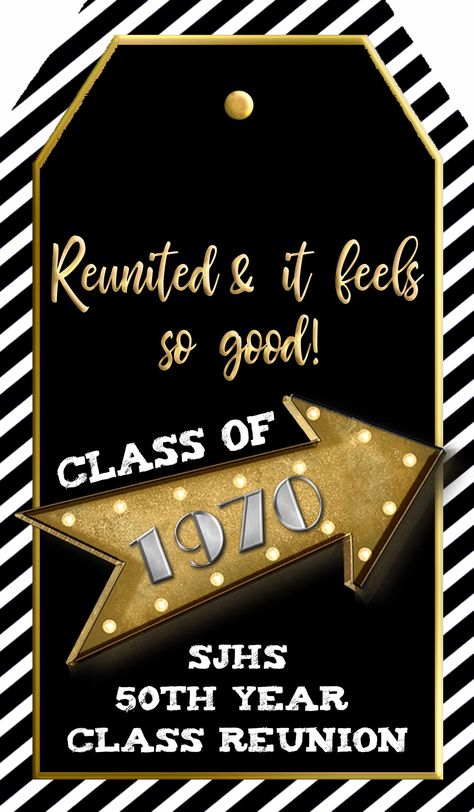 Class Reunion Favors, Class Reunion Planning, 50th Class Reunion Ideas, Class Reunion Invitations, Reunion Centerpieces, 40 Birthday Signs, High School Class Reunion, Class Reunion Decorations, Reunion Decorations