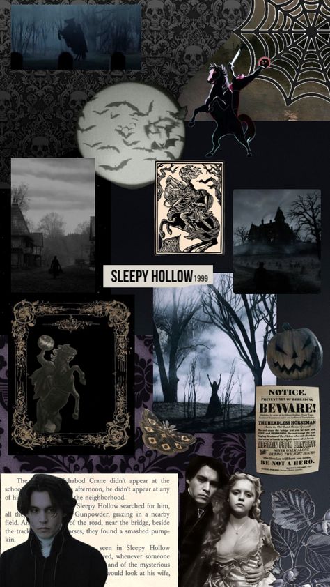 #sleepyhollow #aestehthic #wallpaper #movie #movieaesthetic Earth Layers Project, Sleepy Hollow Headless Horseman, Gothic Movies, Horror Room, Horror Literature, Halloween Wallpaper Iphone Backgrounds, Tim Burton Films, Gothic Wallpaper, Witchy Wallpaper