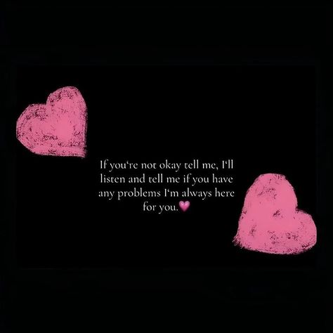 Sometimes all you need is someone who listens. I’m here for you, no matter what ❤️ . . . . . #alwayslistening #supportivefriend #youarenotalone #hereforyou #mentalhealthmatters #friendshipgoals #openup #leanonme #imhereforyou #talktome #loveandsupport #itsokaynottobeokay Always Here For You, Lean On Me, Supportive Friends, Friendship Goals, Mental Health Matters, No Matter What, Talk To Me, All You Need Is, Matter