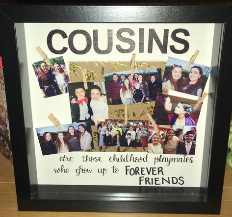 Gifts For Cousins Birthday, Diy Cousin Gifts, Birthday Gifts For Cousin Diy Cute Ideas, Christmas Gift Ideas For Cousins, Birthday Gift Ideas For Cousin, Presents For Cousins, Gift Ideas For Cousins, Diy Gifts For Cousins, Cousin Gift Ideas