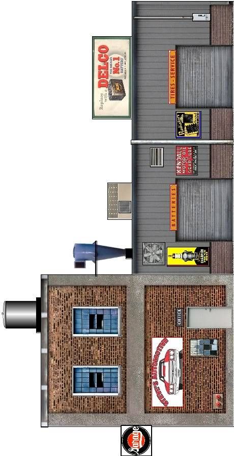 Click this image to show the full-size version. Free Paper Models 1/64 Scale, Hotwheels Diorama Printable, Diorama 1:64 Paper Models, Free Paper Models Printable Templates, Hot Wheels Garage Diy, Diorama Template, Diorama Paper, Easy Decor Ideas, Paper Models House