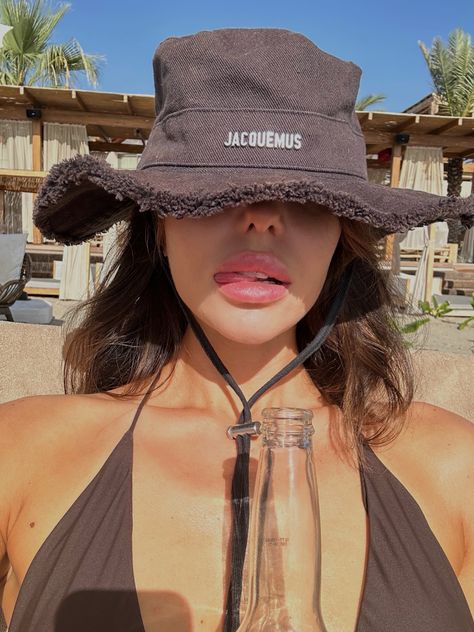 Jacquemus Hat, Philippines Boracay, Beach Bucket Hat, Idea Photo, Boracay, Photo Idea, Bucket Hats, Summer Looks, Selfies