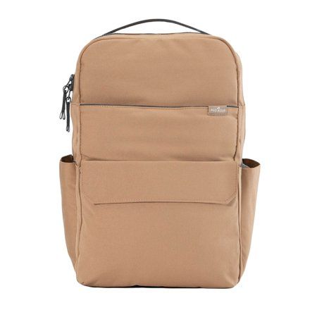 The Roo backpack makes everyday parenting easier. Our easy catch external pockets keep things from falling out and the interior pockets keep you organized on the inside. The lightweight and durable polyester make it easy to carry and clean. Great for mom or dad! Size: One Size.  Color: Beige. Modern Backpack, Backpack Diaper Bag, Outdoor Blankets, Lightweight Backpack, Go Bags, Baby List, Diaper Bag Backpack, Photo Blanket, Changing Pad