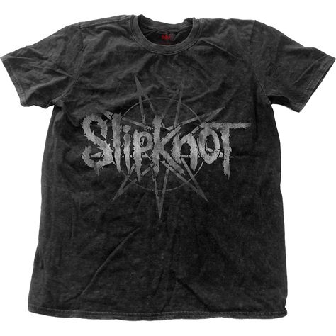 Slipknot Men's Fashion Tee: Logo Star Wholesale Ref:SKSWASH01MB Slipknot Shirt, Slipknot Logo, Metal Outfits, Metal Outfit, Mens Tees Fashion, Marvel Comics Vintage, Logo Star, Outfit Png, Shirt Outfits