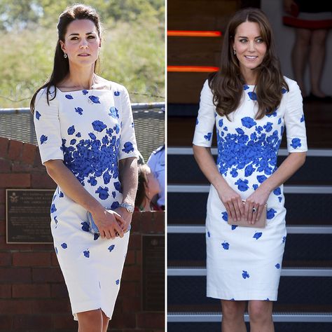 It's Kate Middleton's 34th Birthday — See 22 Times the Princess Recycled Her Outfit! Outfit Ideas For Birthday, Recycled Outfit, Recycling Clothes, Happy 34th Birthday, Duchess Dress, Recycled Outfits, Looks Kate Middleton, Recycled Clothes, Princesa Kate Middleton