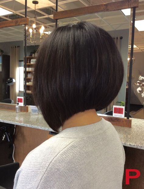 Inverted Bob Black Women, Back Of Inverted Bob, Inverted Bob Hairstyles Black Women, Short Inverted Bob With Bangs, Layered Inverted Bob, Inverted Bob With Bangs, Bob Inverted, Inverted Bob With Layers, Layered Short Bob