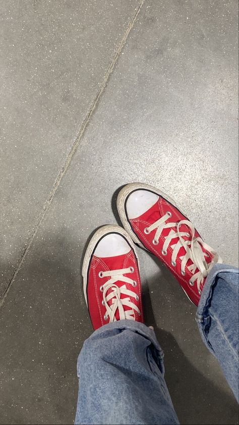 converse shoes tennis shoes high tops red converse Shoes High Tops, Shoes Tennis, Red Converse, High Top Shoes, Red Shoes, Chuck Taylor Sneakers, Converse Shoes, Tennis Shoes, Nice Shoes