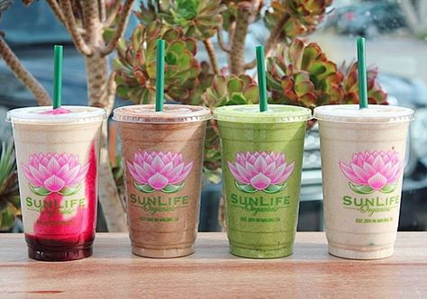 Secret #OffTheMenu Smoothies from @sunlifeorganics  #OTM #LA #secretmenu Sunlife Organics, Protein Breakfast Smoothie, Secret Menu, Brand Campaign, American Restaurant, Juice Bar, Protein Smoothie, The Menu, Cocktail Drinks