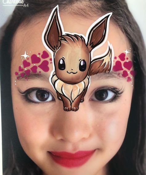 Painting Pokemon, Makeup Artistic, Painting Cartoon, Arts And Crafts For Kids, Pokemon Go, Body Painting, Face Painting, Face Paint, Crafts For Kids