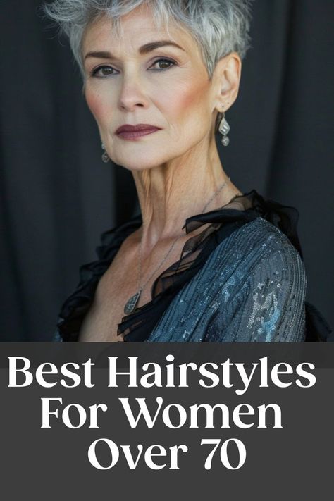 Short Hairstyles For Women Over 70 Gray, Aging Gracefully Hair, New Hairstyle Ideas, Haircuts For Women Over 70, Timeless Hairstyles, Flattering Hairstyles, Layered Bobs, Best Hairstyles For Women, Hair Mistakes