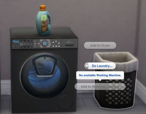 Mod The Sims - H&B AddWash Duet [Functional Laundry Day appliances] Sims 4 Cc Functional Blender, Sims 4 Cc Functional Games, Sims Washer And Dryer, Sims 4 Washing Machine Decor, Sims 4 Mods Laundry, Sims 4 Cc Functional Cleaning, Laundry Mod Sims 4, Laundry Day Sims 4 Cc, Sims Washing Machine