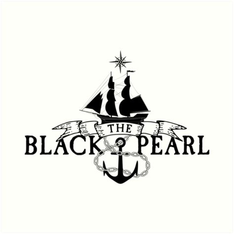 Black Pearl – The most famous pirate ship of all seas sets sail … with these cool clothes and great accessories you are the star of the whole crew. The pride of every captain … / #fashion #prints #sticker #mug #shirz #shirzandmore #awesomeshirz #arttowear • Millions of unique designs by independent artists. Find your thing. The Black Pearl Ship, Royal Enfield Stickers, Sailor Illustration, Prints Sticker, Pirate Logo, Black Mamba Snake, Black Pearl Ship, Mamba Snake, Black And White Costume