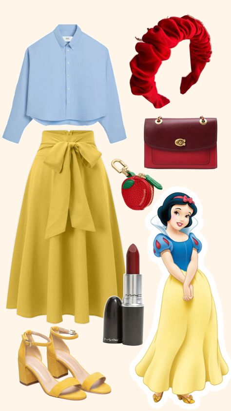 Disneybound outfits / Disney bound Looks Snow White Outfit, Snow White Outfits, Disneybound Outfits, White Look, Disney Snow White, Disney Bound Outfits, White Outfit, Disney Outfits, White Outfits