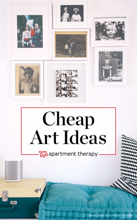 Cheap Art Picture Frame Ideas | Apartment Therapy Things To Frame, Small Contemporary Bathroom, Traditional Contemporary Home, Art Apartment, Cheap Art, Homemade Home Decor, Cheap Things, Contemporary Interior Design, Contemporary Home Decor