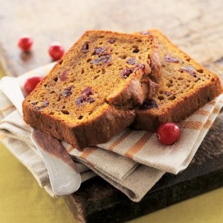 LIBBY'S® Pumpkin Cranberry Bread Cranberry Pumpkin Bread, Pumpkin Cranberry Bread, Cranberry Pumpkin, Cranberry Bread Recipes, Pumpkin Cranberry, Cranberry Bread, Fruit Bread, Pumpkin Bread Recipe, Loaf Of Bread