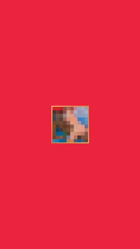 #redwallpaper #kanyewest #runaway #pixelart #wallpaper #iphone #android Album Wallpapers Iphone, Kanye West Mbdtf Wallpaper, Kanye Albums Wallpaper, Kanye West Runaway Wallpaper, Music Album Wallpaper Iphone, Runaway Kanye West Wallpaper, Kanye West Iphone Wallpaper, Set It Off Wallpaper, Album Cover Wallpaper Iphone Wallpapers