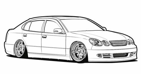 101 Squadron on Instagram: “Another car from the JDM coloring book coming this Christmas.. I made sure to include plenty of cars from all different tastes in the JDM…” Jdm Coloring Pages, Auto Hyundai, Native American Studies, Car Book, Car Jdm, Cars Coloring, Slammed Cars, Dropped Trucks, Cool Car Drawings