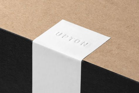 Upton Belts on Packaging of the World - Creative Package Design Gallery Belt Packaging, Minimal Logo Branding, Build A Brand, Clothing Packaging, White Minimal, Typographic Logo, Photography Packaging, Fashion Logo Design, Pretty Packaging