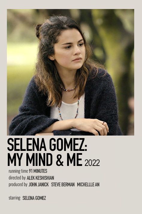 My Mind And Me, Selena Gomez Movies, Minimalistic Polaroid Poster, Selena Gomez Poster, Ariana Grande Cute, Polaroid Poster, Pretty Drinks, Marie Gomez, Film Posters