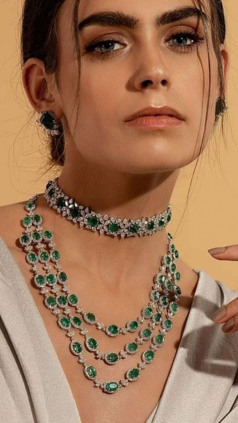 Outstanding & Trending Stones Necklace Rubby Stone Necklace Design For Girls 2023 Emerald Jewelry Necklace Indian, Neck Pieces Jewelry Indian, Emerald Jewelry Indian, Emerald Diamond Choker, Jewellery Design Gold, Emerald Jewelry Necklace, Latest Gold Jewellery, Neck Pieces Jewelry, The Bling Ring