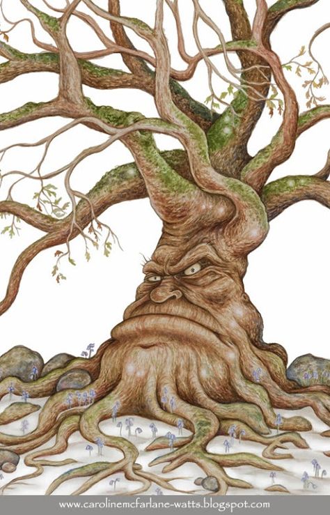 Scary Trees Halloween, Fantasy Tree Drawing, Scary Trees, Props Illustration, Scary Tree, People Are Strange, Tree Drawings, Badass Drawings, Weird Trees