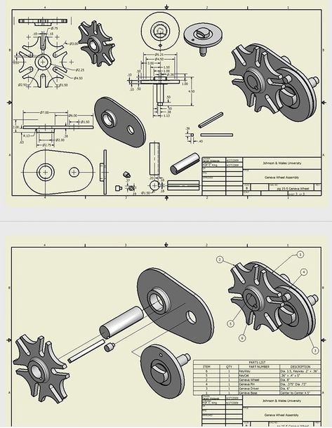 Solid Works Assembly Drawings, Mechanical Engineering Design Technical Drawings, Assembly Drawing Mechanical, Machine Design Sketch, Cad Design Mechanical, Mechanics Drawing, Sheet Metal Drawing, Autocad Isometric Drawing, Machine Shop Projects