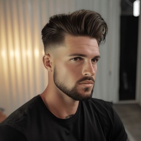 Low Drop Fade, Haircut Photo, Short Sides Long Top, Top Haircuts For Men, Drop Fade Haircut, Long Haircut, Drop Fade, Hairstyle Tips, Long Hair On Top