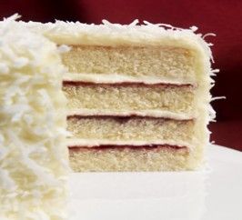 Coconut Raspberry Layer Cake Coconut And Jam Cake, Coconut And Raspberry Cake, Coconut Raspberry Cake, Deserts Board, Raspberry Coconut Cake, Raspberry Mascarpone, Raspberry Layer Cake, Coconut Cakes, Coconut Icing