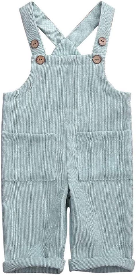 Amazon.com: Kids Toddler Baby Boy Girl Corduroy Overalls Jumpsuit Sleeveless One Piece Suspender Pants Unisex Romper with Pocket (Mint green, 1-2 Years): Clothing, Shoes & Jewelry Overalls Outfits, Baby Suspenders, Toddler Baby Boy, Overalls Casual, Toddler Overalls, Suspenders For Boys, Long Pant Jumpsuit, Girls Overalls, Jumpsuit For Kids