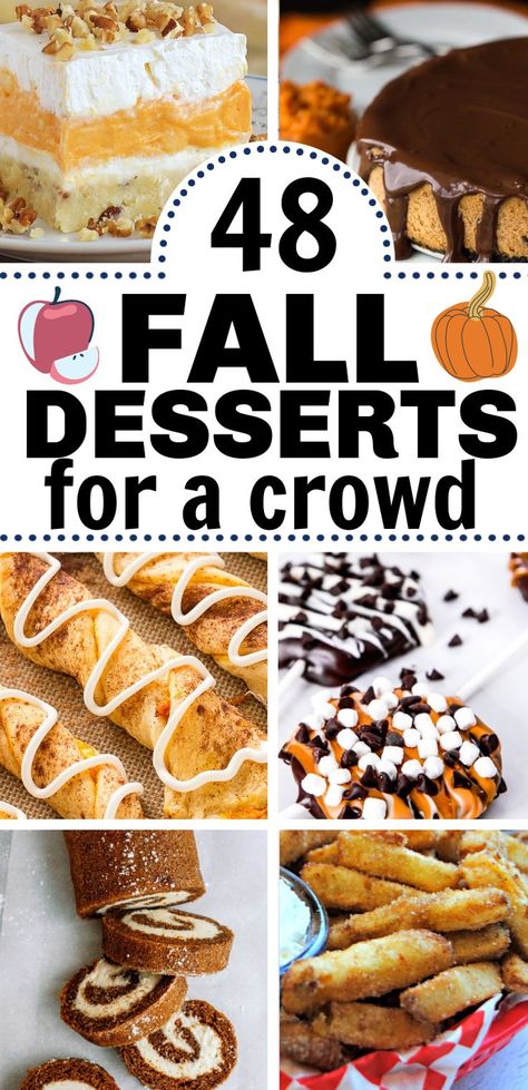 fall desserts for a crowd, fall desserts for a crowd parties, fall desserts for a crowd easy, fall desserts for a crowd apple recipes, fall desserts for a crowd fun, fall desserts for a crowd healthy, fall desserts for a crowd chocolate, fall desserts for a crowd individual, fall desserts for a crowd thanksgiving, budget desserts, quick easy desserts, desserts for a crowd, holiday desserts, fun desserts, apple pie filling recipes, quick dessert recipes, easy dessert recipes #falldesserts Easy Shareable Desserts, Individual Fall Desserts, Individual Thanksgiving Desserts, Pumpkin Spice Cheesecake Bars, Fall Desserts For A Crowd, Dessert Recipes For A Crowd, Easy Fall Desserts, Gluten Free Desserts Thanksgiving, Fun Fall Desserts