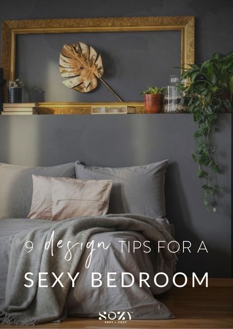 Romantic Relaxing Bedroom, Relaxing Bedroom Ideas For Couples, Romantic Bedrooms For Women, Romantic Bedroom Ideas For Couples Diy, Spicy Bedroom Decor, Dark Wall Bedroom Ideas Cozy, Romantic Bedroom Ideas For Couples Color Schemes, Intimate Bedroom Decor, How To Make A Bedroom Romantic